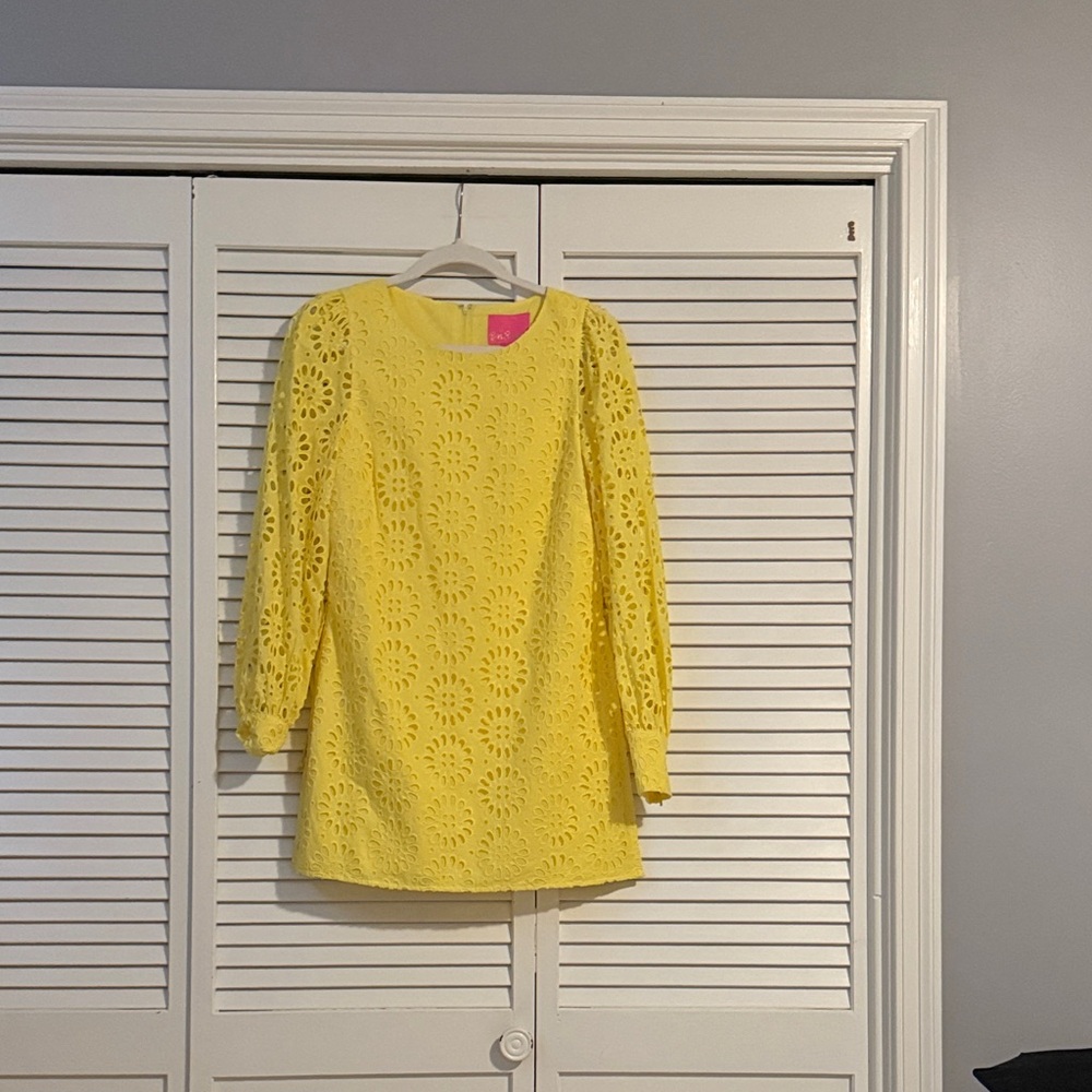 Lilly Pulitzer Yellow Lace Jumpsuit